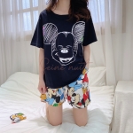 Pyjama Femme Mickey Noir