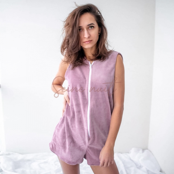 Pyjama Combinaison Violet