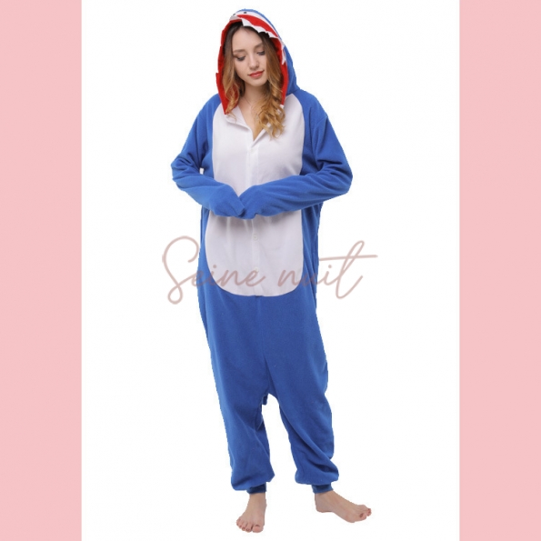 Combi Pyjama Dessin Animé Requin