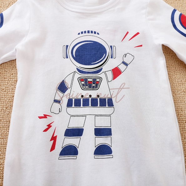 Pyjama Bébé une Pièce Astronaute en Coton