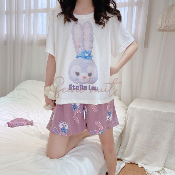 Pyjama Femme Star Delu Violet