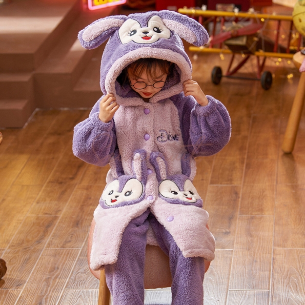 Pyjama Fille Lapin Violet
