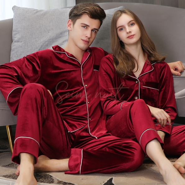 Pyjama Velours Rouge Pas Cher