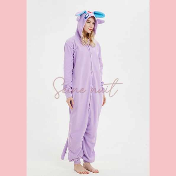Combinaison Pyjama Dessin Animé Elfe Violet
