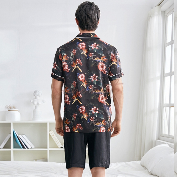 Pyjama Homme Eté 100% Soie de Mûrier