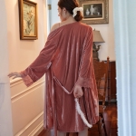 Pyjama Velours Femme en Dentelle pour l'automne et l'hiver