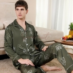Pyjama Eté Homme Blanc Vert