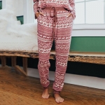 Nouveau Pyjama Noël Femme à Imprimé Renne