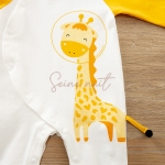 Pyjama Bébé une Pièce Girafe Dessin Animé