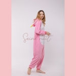 Combinaison Pyjama Dessin Animé Licorne Pegasus Rose