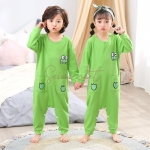 Combinaison Pyjama Enfant Grenouille Vert