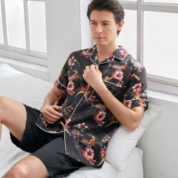 Pyjama Homme Eté 100% Soie de Mûrier