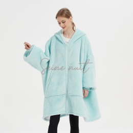 Sweat Plaid Adulte Géant Bleu Clair