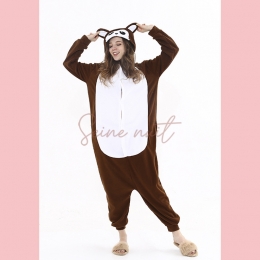 Combinaison Pyjama de Dessin Animé Mignon Babouin