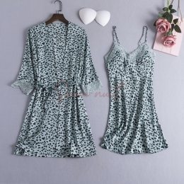 Pyjama Sexy Femme Imprimé Léopard