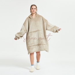 Sweat Plaid Adulte Géant Kaki