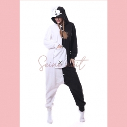 Combi Pyjama Ours Noir et Blanc Dessin Animé