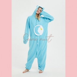 Combinaison Pyjama Ours Lune Dessin Animé Mignon