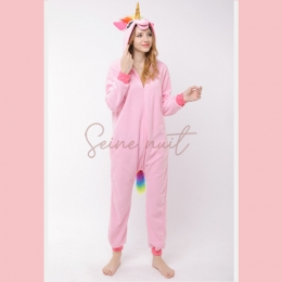 Combinaison Pyjama Licorne en Poudre de Corne d'or