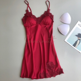 Nouveaux Pyjama Femme Sexy en Dentelle Brodée