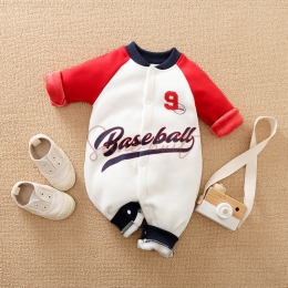 Pyjama Bébé une Pièce en Jersey de Balle Rembourré