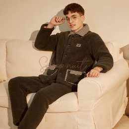 Pyjama Pilou Pilou Homme Vert