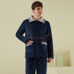 Ensemble de Pyjama Pilou Pilou Homme Marine