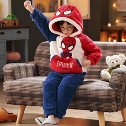 Pyjama Ado Garçon Spiderman Rouge