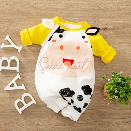 Pyjama Bébé une Pièce Vache Nouveau Style