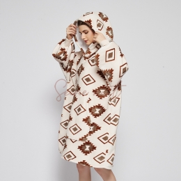 Sweat Plaid Adulte Géant chèque diamant