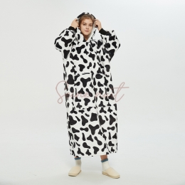 Sweat Plaid Adulte Géant Vache