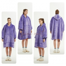 Sweat Plaid Femme Violet