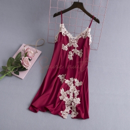 Pyjama d'été pour Dames Sexy en Soie Glacée