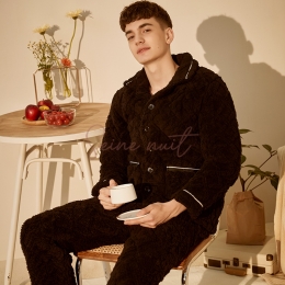 Pyjama Homme Polaire Marine