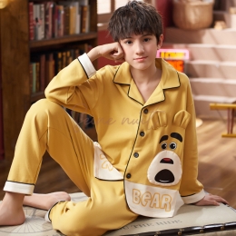 Pyjama Garçon Ours Jaune