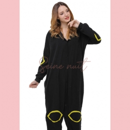 Combi Pyjama Elfe de Lune Jaune Bleu Dessin Animé