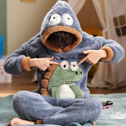 Pyjama Dinosaure Garçon Bleu