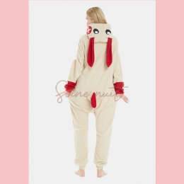 Combi Pyjama Lapin Jaune Dessin Animé