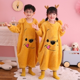 Pyjama Enfant Ours Jaune Flanelle